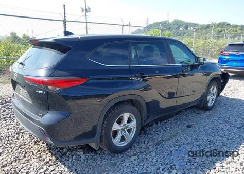 2023 Toyota Highlander Hybrid Le from USA, damaged, VIN 5TDBBRCH2PS567990